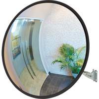 Convex Mirror with Telescopic Arm, Indoor/Outdoor, 12" Diameter Cintas