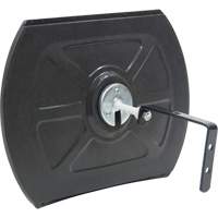 Roundtangular Convex Mirror with Bracket, 12" H x 18" W, Indoor/Outdoor Cintas
