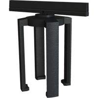 Support pour panneau d'affichage pour le syst&egrave;me de barri&egrave;re PLUS, Noir Cintas