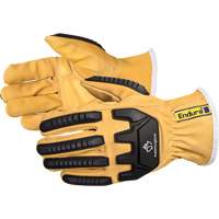 Endura&reg; Anti-Impact Driver's Gloves, Small, Grain Goatskin Palm Cintas