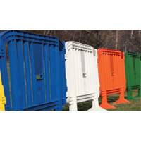 Minit Barricade, Interlocking, 49" L x 39" H, Green Cintas