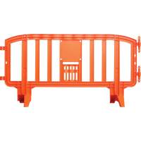Movit Barricade, Interlocking, 78" L x 39" H, Orange Cintas