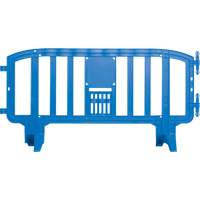 Movit Barricade, Interlocking, 78" L x 39" H, Blue Cintas