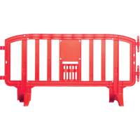 Movit Barricade, Interlocking, 78" L x 39" H, Red Cintas