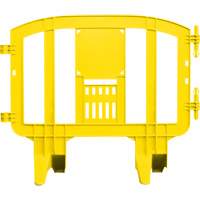 Minit Barricade, Interlocking, 49" L x 39" H, Yellow Cintas