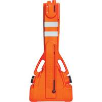 Multi-Gate Barricade, 43" H x 90" L, Orange Cintas