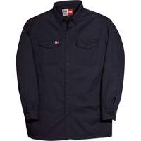 Chemise &agrave; boutons Westex UltraSoft, Moyen (grande taille), Bleu marin Cintas