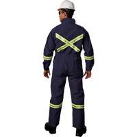 Combinaisons avec mat&eacute;riau r&eacute;fl&eacute;chissant de luxe Westex UltraSoft, Taille 36, Bleu marine, 8,7 cal/cm² Cintas