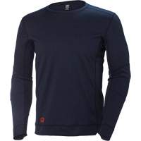 Gilet de corps ras du cou &eacute;vacuant l'humidit&eacute; Lifa, Hommes, T-petit, Bleu marin Cintas