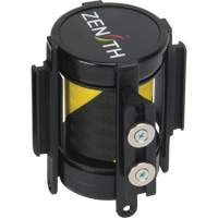 Magnetic Tape Cassette for Build-Your-Own Crowd Control Barrier, 7', Black and Yellow Tape Cintas