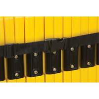 Portable Mobile Barrier, 40" H x 13' L, Yellow Cintas