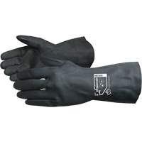 Gants doubl&eacute;s r&eacute;sistants aux produits chimiques Chemstop, Taille 7, 12" lo, N&eacute;opr&egrave;ne, Doublure en Ouat&eacute;e, 30 mils Cintas