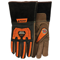 Gants 5785G Shock Trooper, T-petit, Paume en Ch&egrave;vre, Poignet Manchette Cintas