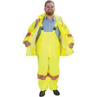 RZ1000 Rain Suit, Polyester, Small, High Visibility Lime-Yellow Cintas