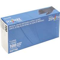 Gants jetables de calibre m&eacute;dical r&eacute;sistants &agrave; la perforation, T-Grand, Nitrile, 5 mils, Sans poudre, Noir, Classe 2 Cintas