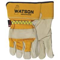 Gants pour cordeur American, Grand, Paume Cuir fleur de vache, Doubleure Coton Cintas