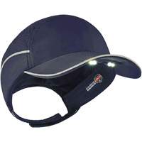 Skullerz&reg; 8965 Lightweight Bump Cap Hat with LED Lighting, Navy Blue Cintas