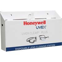 Poste de nettoyage jetable de lentilles Uvex Clear Plus, Carton, 16" lo x 3,19" p x 9,25" h Cintas
