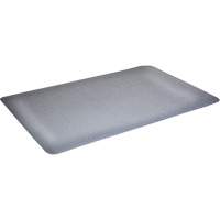 WD Foodmaster Anti-Microbial Mats, Smooth, 3' x 4' x 9/16", Grey, Nitrile/Rubber Cintas