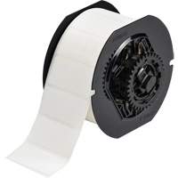 B33 Series Printer Labels, Paper, 2" L x 1" H, White Cintas