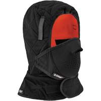 N-Ferno&reg; 3-Layer Winter Hard Hat Liner with Mouthpiece, Fleece Lining, One Size, Black Cintas