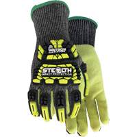 Gants r&eacute;sistants aux coupures et aux chocs Stealth Dog Fight, Petit, Paume en Fibre de verre/PEHP/Nylon/Spandex, Poignet Poignet en tricot Cintas