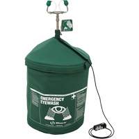Douche oculaire d'urgence portative en mat&eacute;riau tremp&eacute;, Pressuris&eacute;, Capacit&eacute; 15 gal., Conformit&eacute; ANSI Z358.1 Cintas