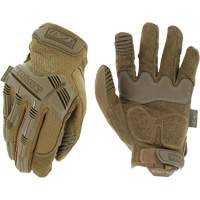 M-Pact&reg; Coyote Tactical Impact Gloves, 8, Synthetic Palm, Hook & Loop Cuff Cintas
