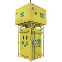 Enclosed Outdoor Gravity Fed Safety Shower Cintas