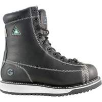 Rigger Work Boots, Leather, Steel Toe, Size 7, Impermeable Cintas