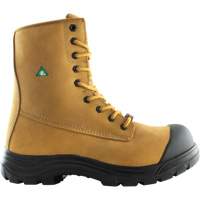 Storm Work Boots, Leather, Steel Toe, Size 7, Impermeable Cintas