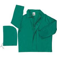 Imperm&eacute;able avec limite dinflammabilit&eacute; Dominator, Polyester/PVC, Grand, Vert Cintas