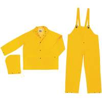 Ensemble imperm&eacute;able de s&eacute;rie classique, Polyester/PVC, Grand, Jaune Cintas