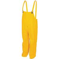 Classic Series Bib Rain Pants, Large, Polyester/PVC, Yellow Cintas