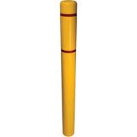 Couvre-bollard, 6" dia. x 52" l, Jaune Cintas