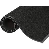 Tapis d'accueil Jasper, Essuie-pieds/grattoir, 2' x 3' x 5/16", Noir Cintas