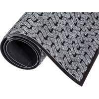Tapis d'accueil Performance Tire-Track, Essuie-pieds/grattoir, 4' x 8' x 3/8", Gris Cintas