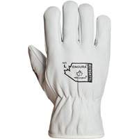 Endura&reg; Winter-Lined Driver Gloves, X-Large, Grain Goatskin Palm, Thinsulate Inner Lining Cintas
