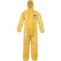 ChemMax&reg; 1 Coveralls, Polyethylene/Polypropylene, 4X-Large, Yellow Cintas