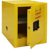 Flammable Storage Cabinet, 4 gal., 1 Door, 17" W x 22" H x 18" D Cintas