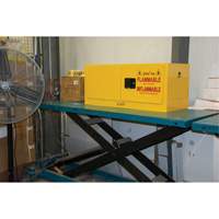 Flammable Storage Cabinet, 12 gal., 2 Door, 43" W x 18" H x 18" D Cintas