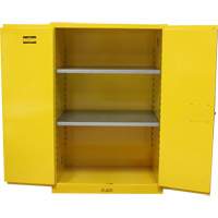 Armoire pour produits inflammables, 90 gal., 2 Porte(s), 43" La x 66" h x 34" p Cintas