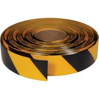 Ruban de marquage tr&egrave;s r&eacute;sistant pour plancher ArmorStripe, 2" x 100', PVC, Noir et jaune Cintas