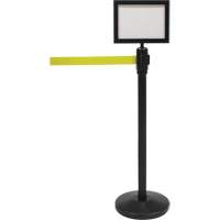 Sign Frame for Crowd Control Post, Black Cintas
