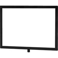 Heavy-Duty Horizontal Sign Holder for Classic Posts, Black Cintas