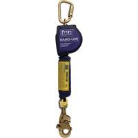 Nano-Lok Extended Length Self Retracting Lifeline, 10', Dyneema&reg;, Swivel Cintas