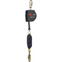 Nano-Lok Extended Length Self Retracting Lifeline, 15', Galvanized Steel, Swivel Cintas