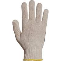 Sure Grip&reg; PVC Dotted String Knit Glove, Poly/Cotton, Single Sided, 7 Gauge, X-Small Cintas