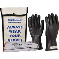 Ensemble de gants en caoutchouc pour l'&eacute;lectricit&eacute; de classe 0, 10, 11" lo, 20 cal/cm², NFPA 70E Cintas