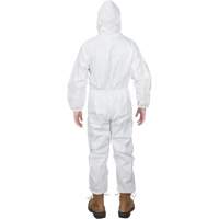 Premium Hooded Coveralls, Small, White, Microporous Cintas